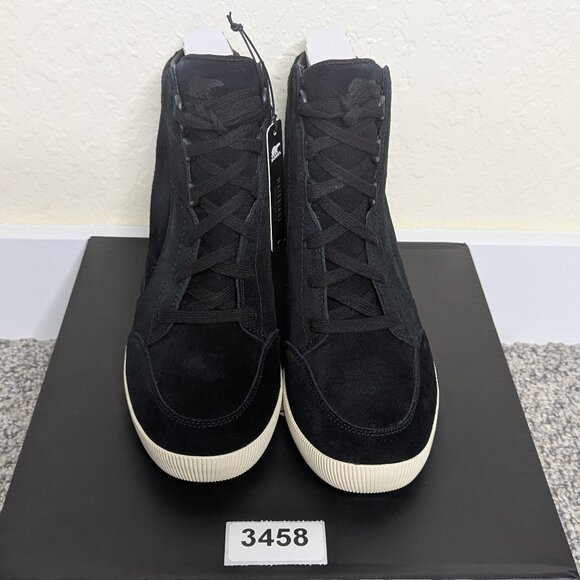 Sorel* Women's Out N About Lace-Up Waterproof Material Black Wedge Boot~ US 10 - Picture 6 of 12